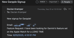 Garpple Signup