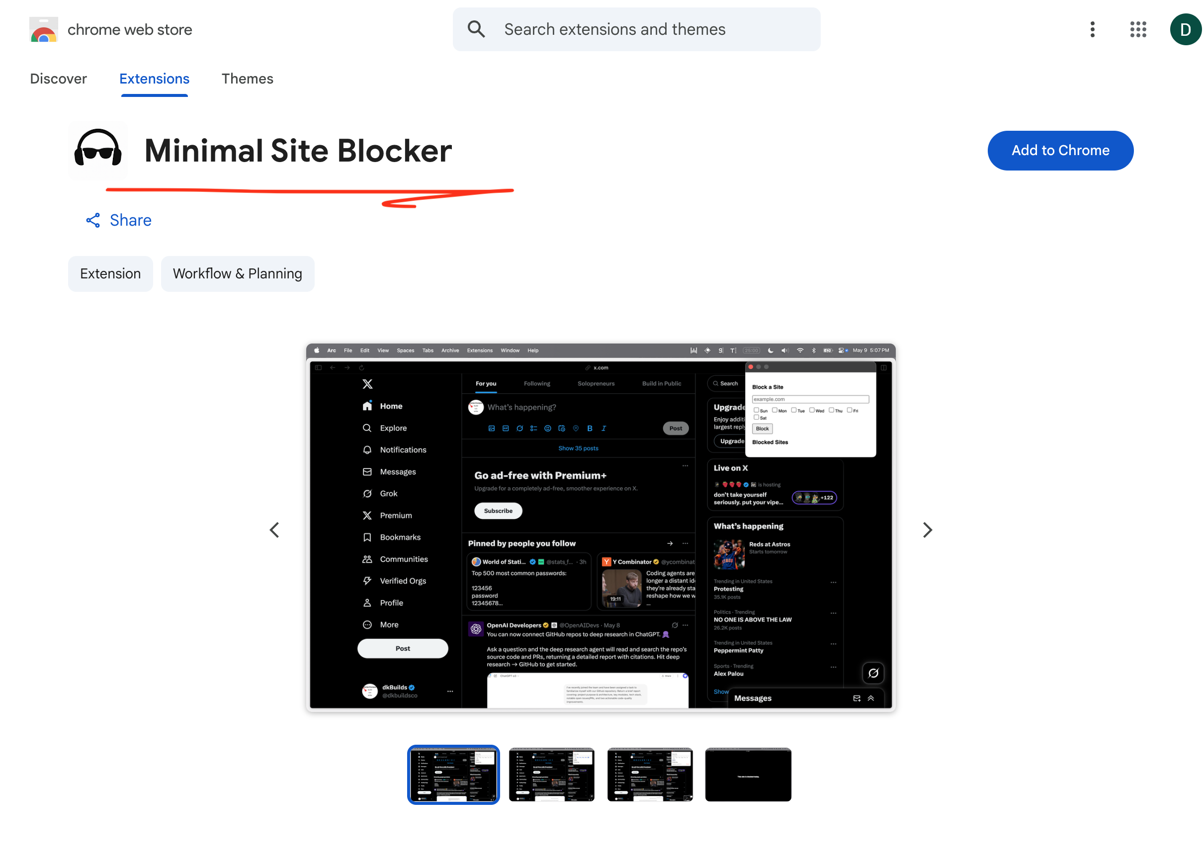 Website Blocker