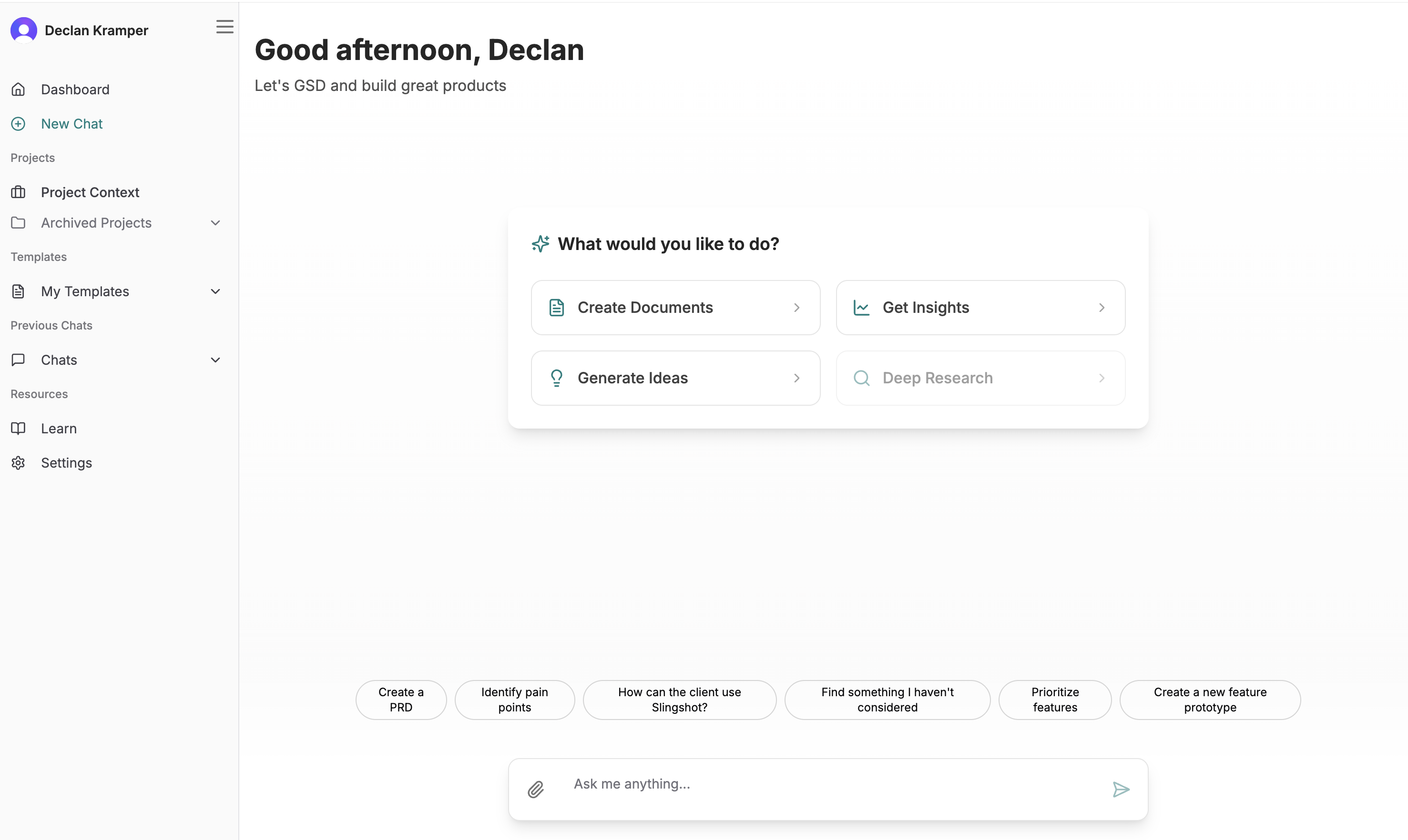 Product spec implementation roadmap